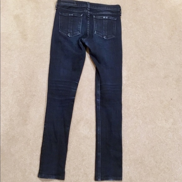 Rag & Bone - skinny strech dark blue denim jeans - Picture 6 of 7